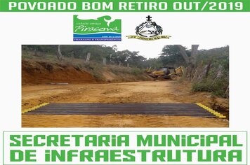 Foto - OBRAS POVOADO DO BOM RETIRO, GEADA, SOBRADINHO E MANDEMBO.